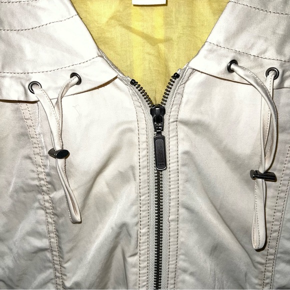 Sundance utility hooded Full Zip Long Jacket Butter Cream Yellow Size Medium. - Picture 10 of 16